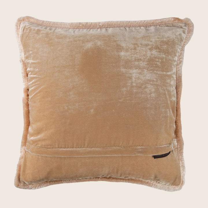 Silk Velvet Fringe Pillow