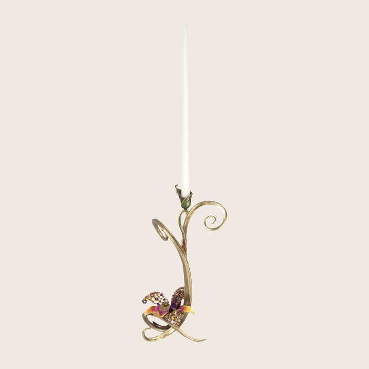 Mirabelle Orchid Single Candlestick