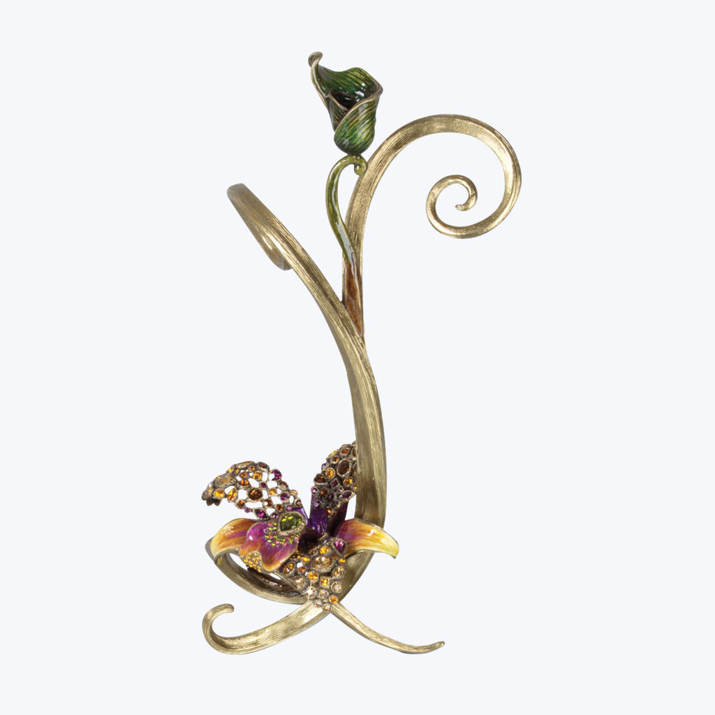 Mirabelle Orchid Single Candlestick