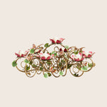Claudine Floral & Butterfly Candelabra