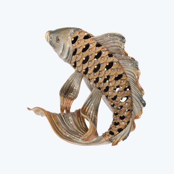 Asagi Koi Fish Figurine