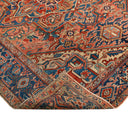 Red Antique Persian Heriz Wool Rug - 8'2" x 10'7"