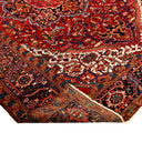 Red Antique Persian Heriz Wool Rug - 8'3" x 11'4"