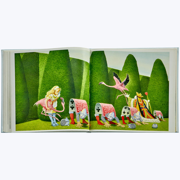 Leather Bound Floral Alice's Adventure in Wonderland