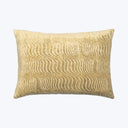 Torsion Woven Jacquard Lumbar Pillow Gold 14" x 20"