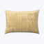 Torsion Woven Jacquard Lumbar Pillow Gold 14" x 20"