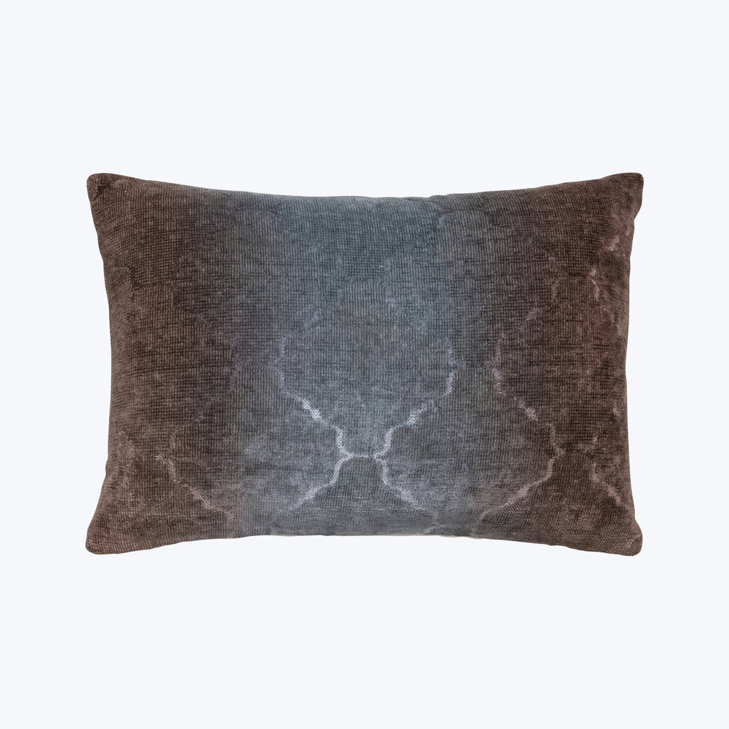 Medallion Woven Jacquard Lumbar Pillow Agave 14" x 20"