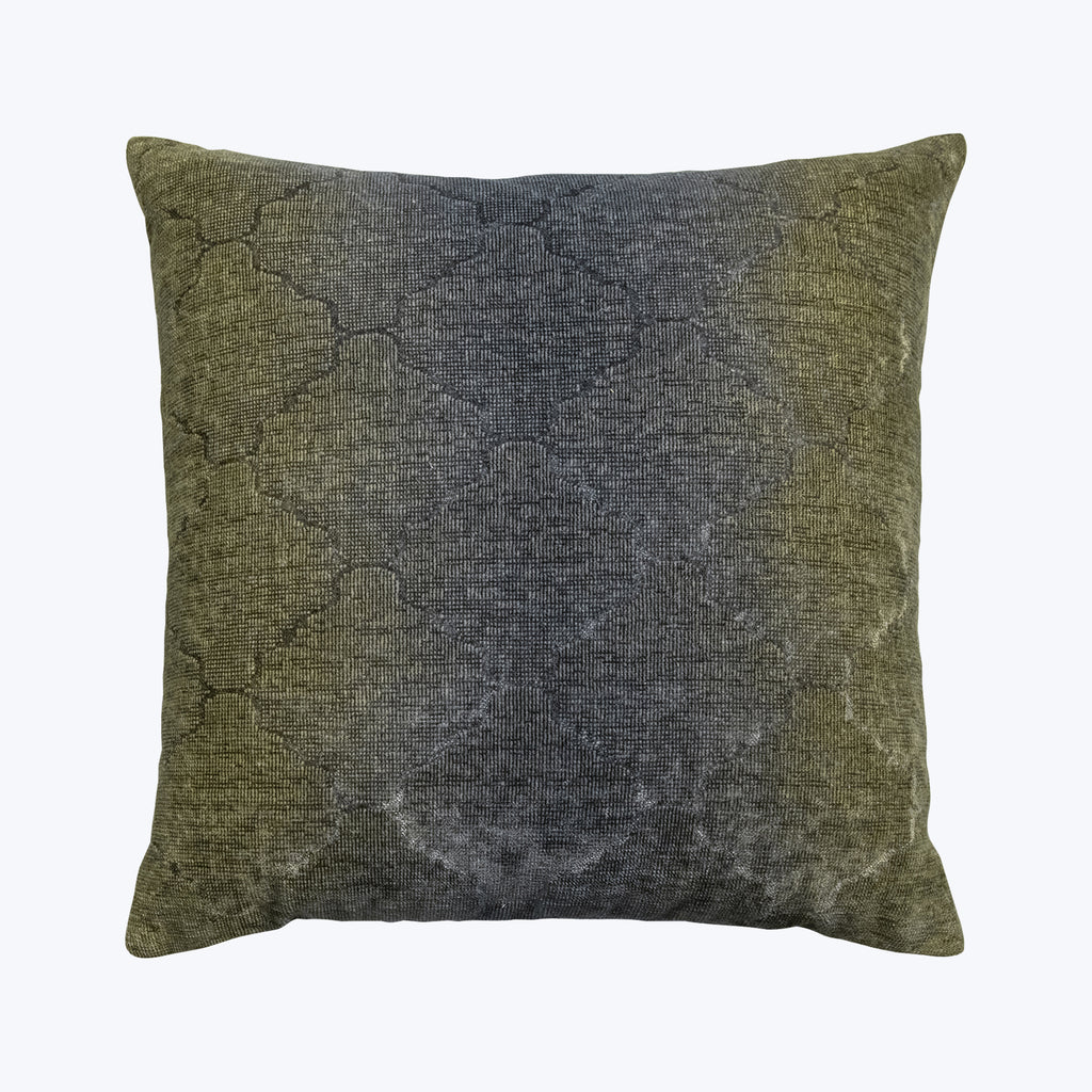 Medallion Woven Jacquard Pillow Cactus 22" x 22"