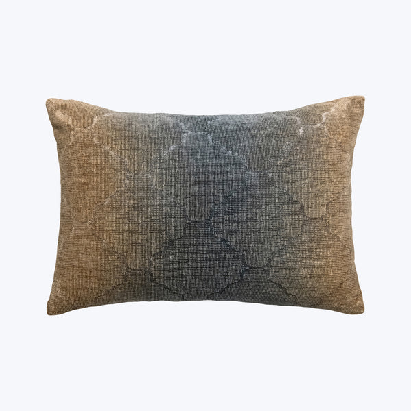 Medallion Woven Jacquard Lumbar Pillow Maize 14" x 20"