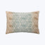 Entwined Woven Jacquard Lumbar Pillow Agave 14" x 20"