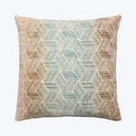 Entwined Woven Jacquard Pillow Agave 22" x 22"