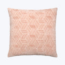 Entwined Woven Jacquard Pillow Peach 22" x 22"