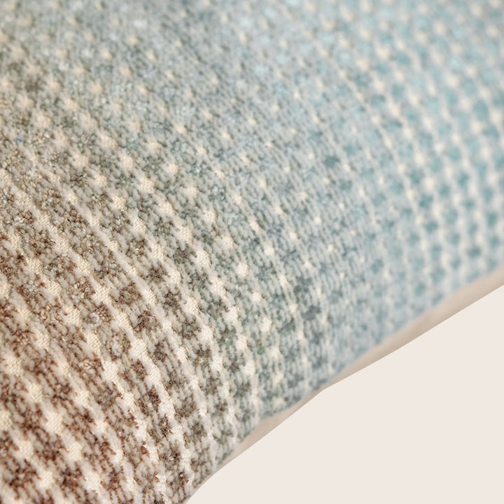Morpho Woven Jacquard Lumbar Pillow Agave