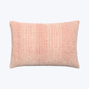 Morpho Woven Jacquard Lumbar Pillow Peach 14" x 20"