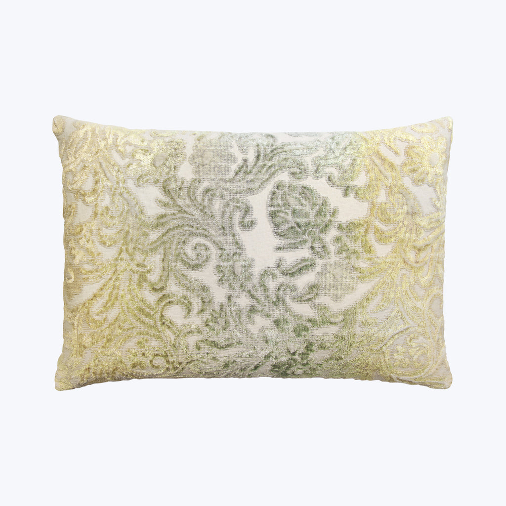 Prospect Park Woven Jacquard Lumbar Pillow Maize 14" x 20"