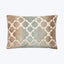 Trellis Woven Jacquard Lumbar Pillow Agave 14" x 20"