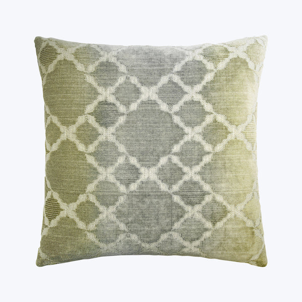 Trellis Woven Jacquard Pillow Cactus 22" x 22"