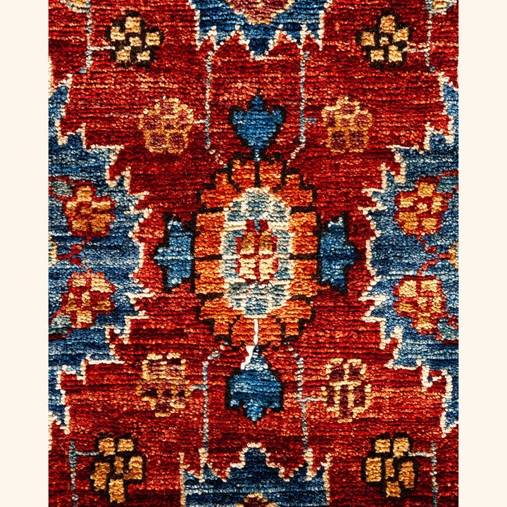 Traditional Serapi Wool Rug - 6' 3" x 9' 4"