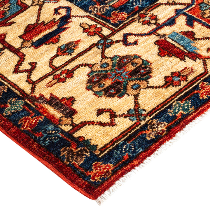 Traditional Serapi Wool Rug - 6' 1" x 8' 10"