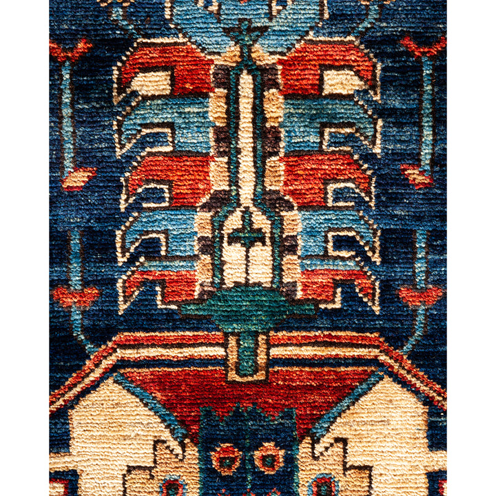 Traditional Serapi Wool Rug - 6' 1" x 8' 10"