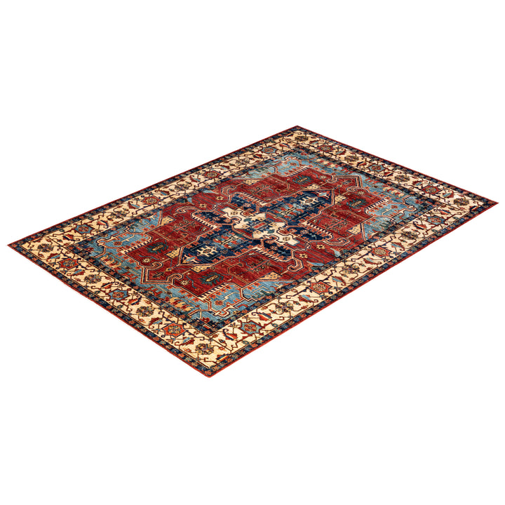 Traditional Serapi Wool Rug - 6' 1" x 8' 10"