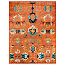 Traditional Serapi Wool Rug - 8' 3" x 10' 10"