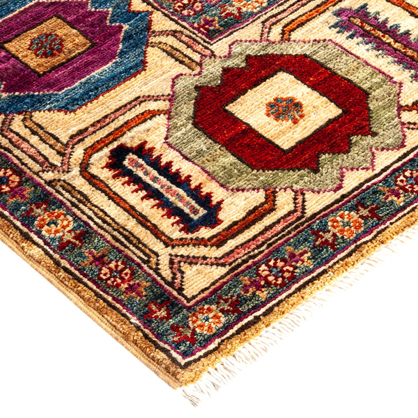 Traditional Serapi Wool Rug - 6' 5" x 9' 4"