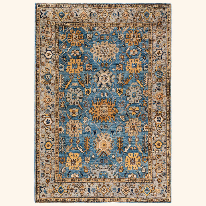 Traditional Serapi Wool Rug - 6' 2" x 8' 10"
