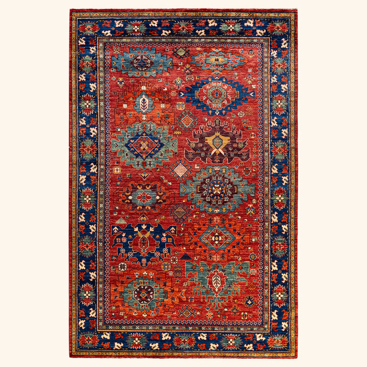 Traditional Serapi Wool Rug - 5' 10" x 9' 3"