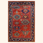Traditional Serapi Wool Rug - 5' 10" x 9' 3"