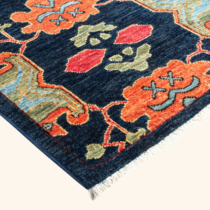 Traditional Serapi Wool Rug - 6' 3" x 8' 9"