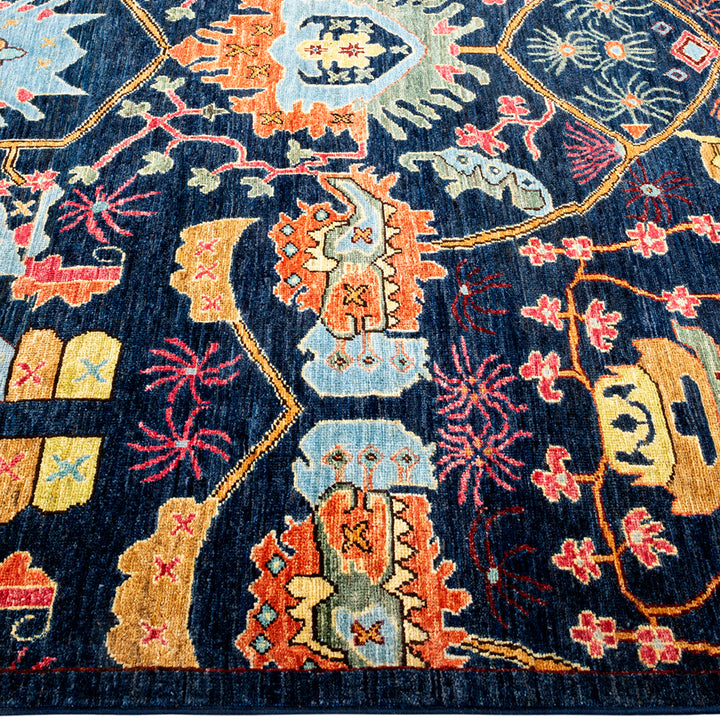 Traditional Serapi Wool Rug - 6' 3" x 8' 9"