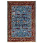 Traditional Serapi Wool Rug - 6' 2" x 9' 0"