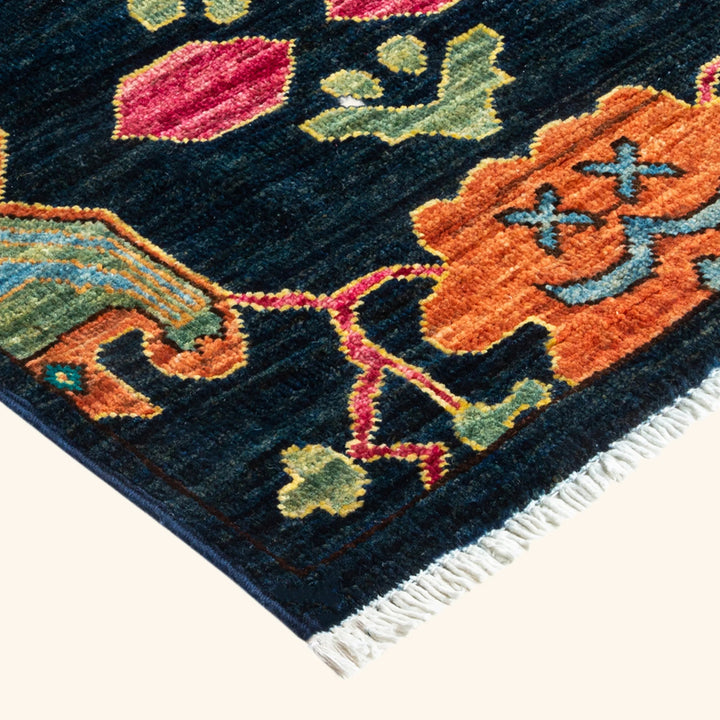 Traditional Serapi Wool Rug - 6' 6" x 9' 6"