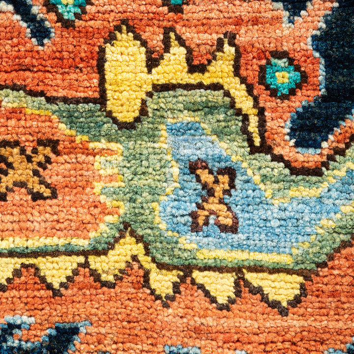 Traditional Serapi Wool Rug - 6' 6" x 9' 6"