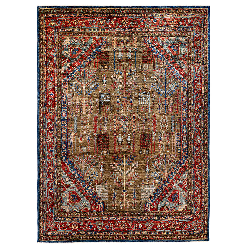 Traditional Serapi Wool Rug - 7' 10" x 10' 10"