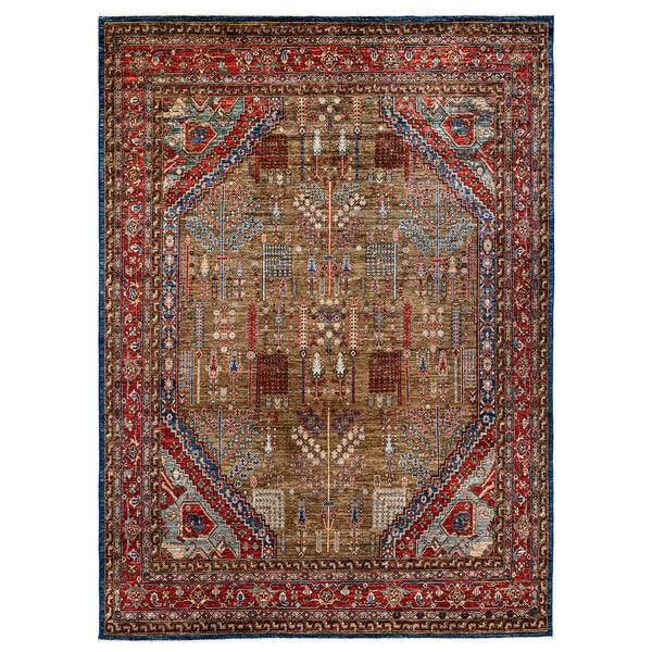 Traditional Serapi Wool Rug - 7' 10" x 10' 10"