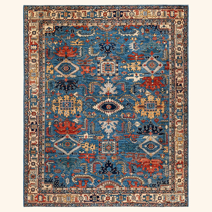 Traditional Serapi Wool Rug - 8' 1" x 9' 10"
