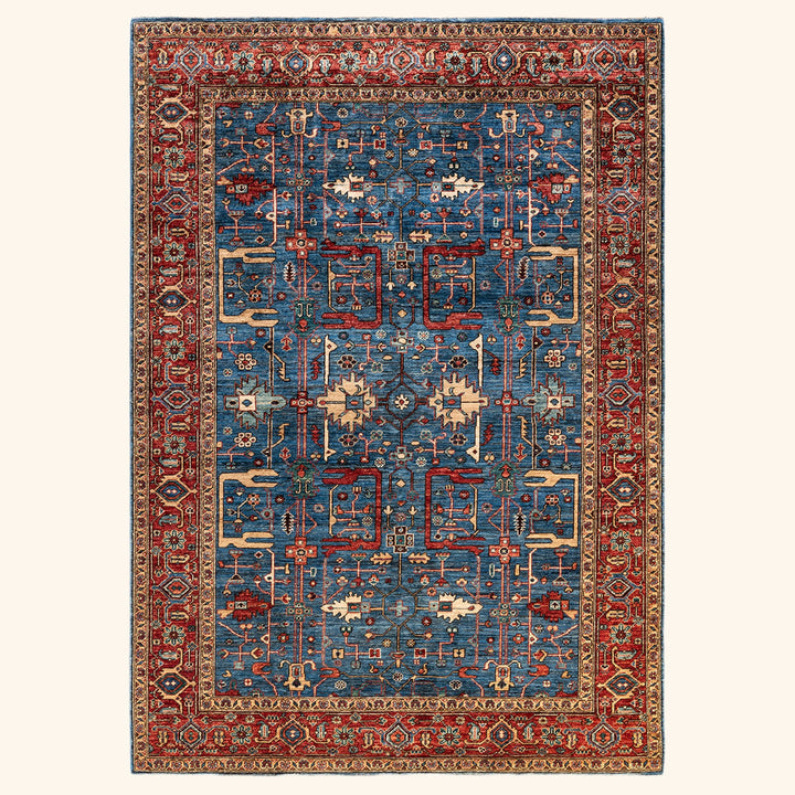 Traditional Serapi Wool Rug - 6' 1" x 8' 8"