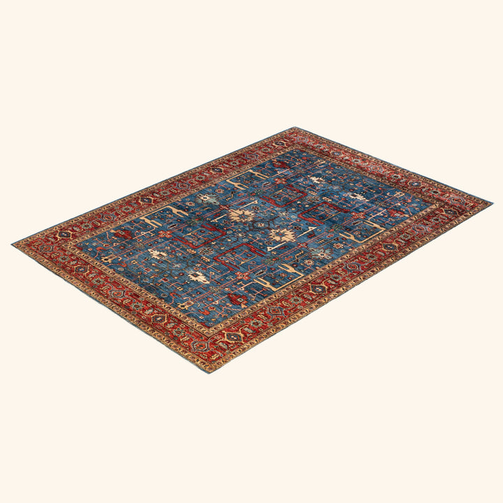 Traditional Serapi Wool Rug - 6' 1" x 8' 8"