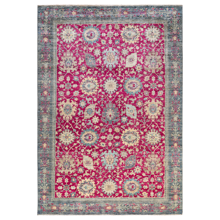 Traditional Serapi Wool Rug - 6' 8" x 9' 4"