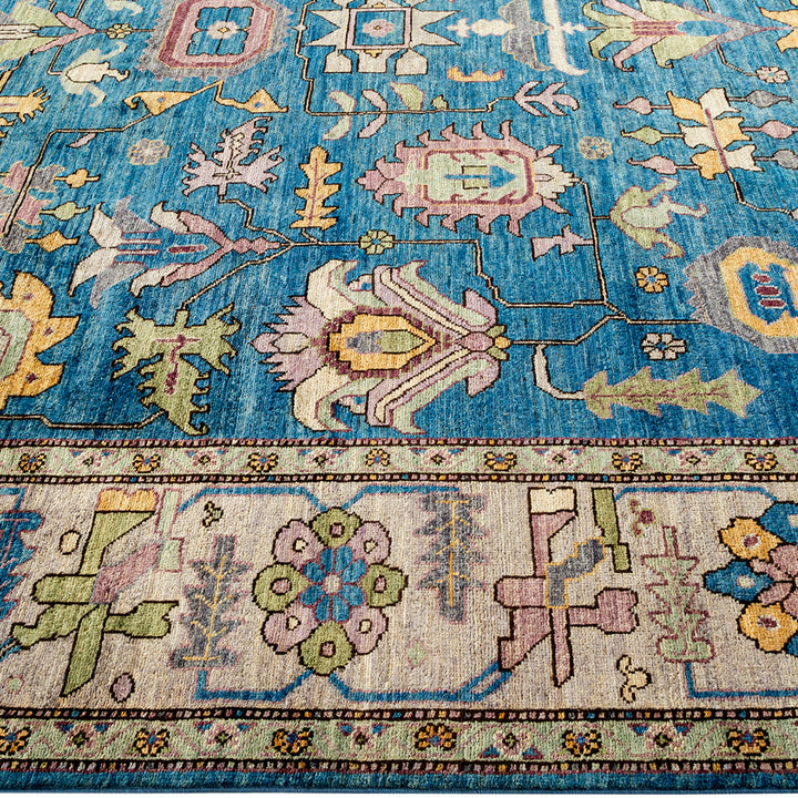 Traditional Serapi Wool Rug - 8' 5" x 10' 7"
