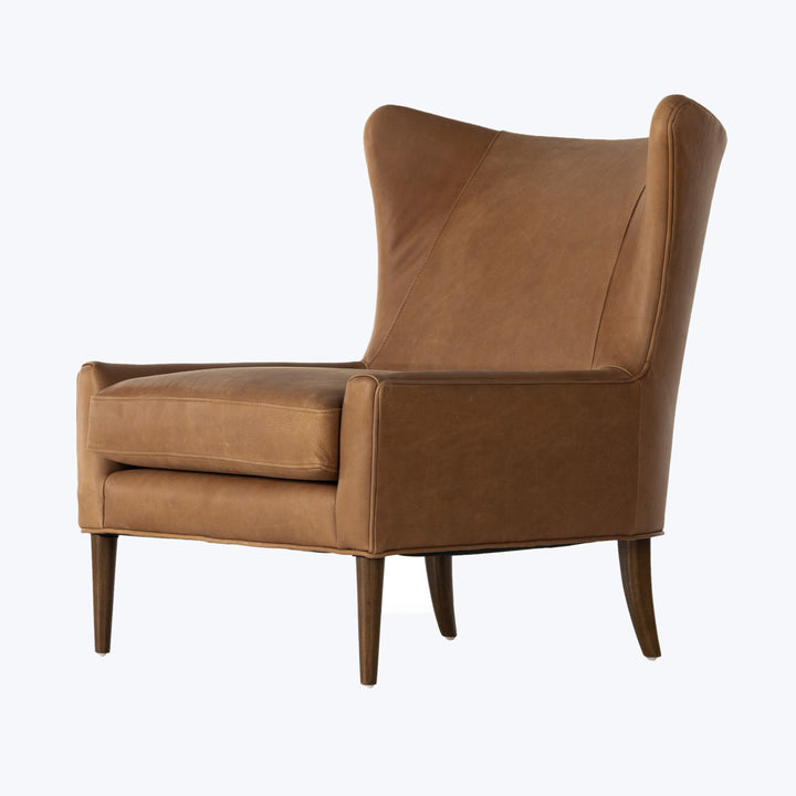 Houston Marlow Wing Chair Cognac