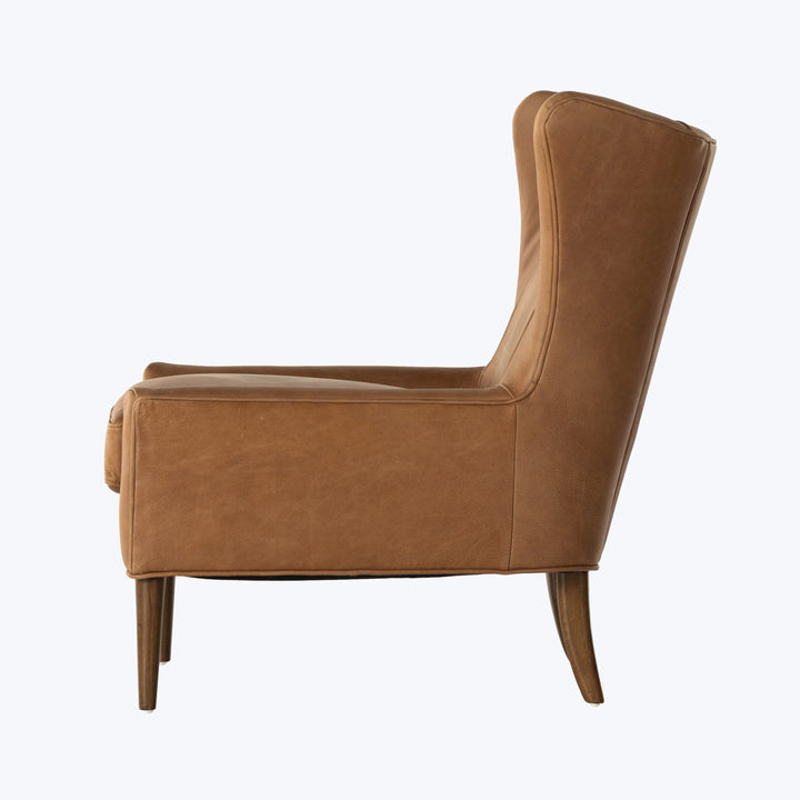Houston Marlow Wing Chair Cognac