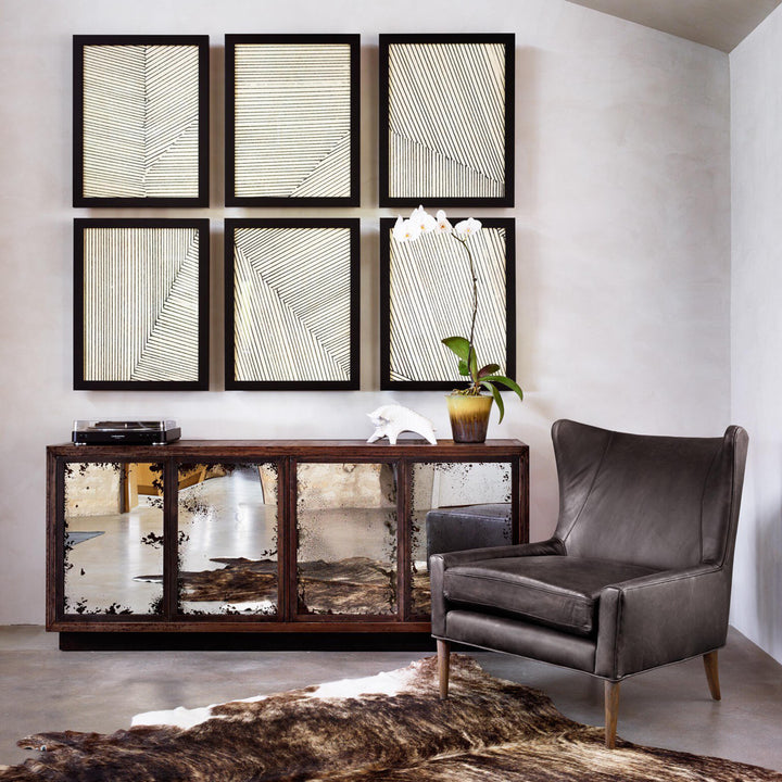 Houston Marlow Wing Chair Black