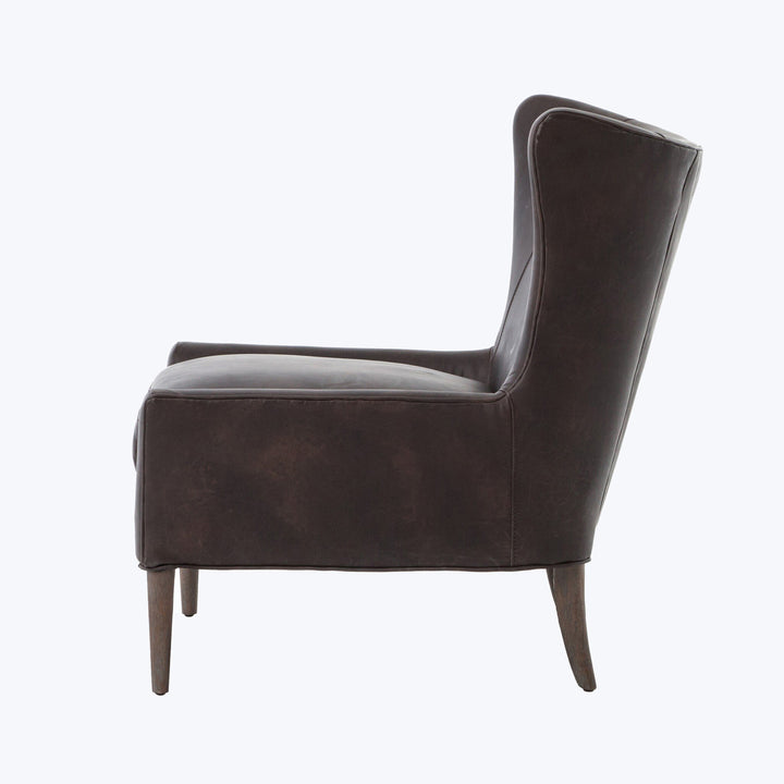 Houston Marlow Wing Chair Black