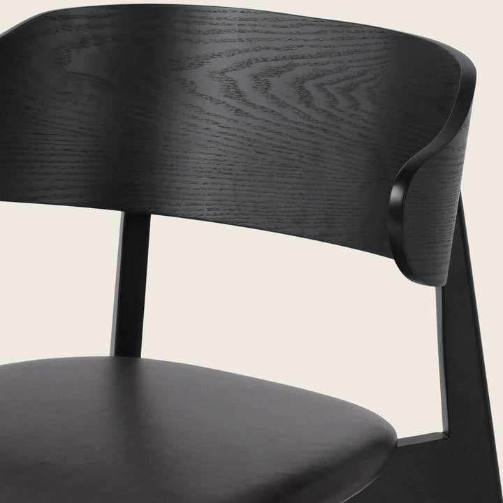 Houston Franco Upholstered Dining Chair Black