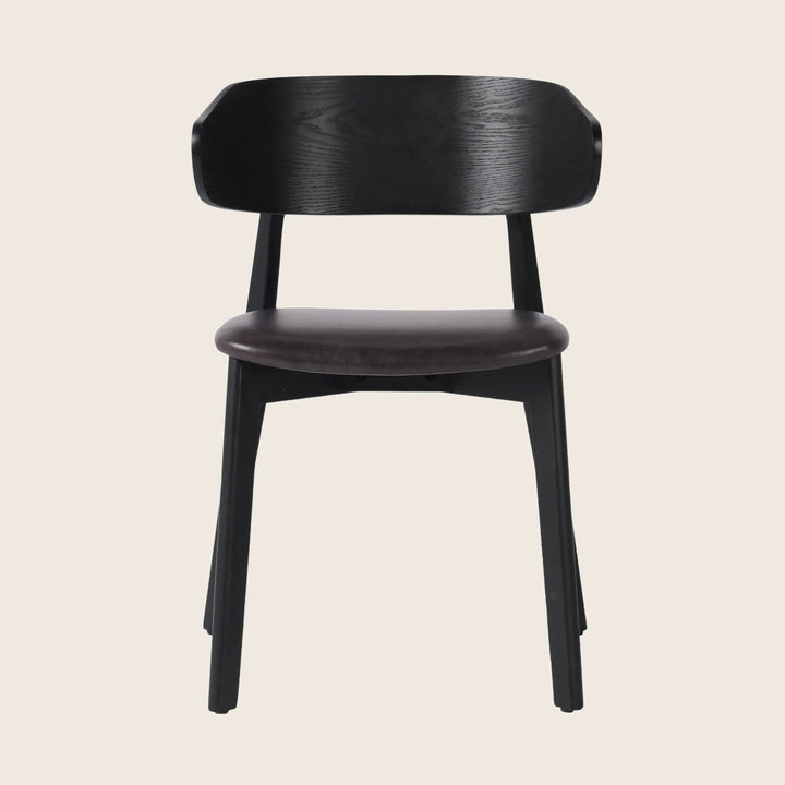 Houston Franco Upholstered Dining Chair Black