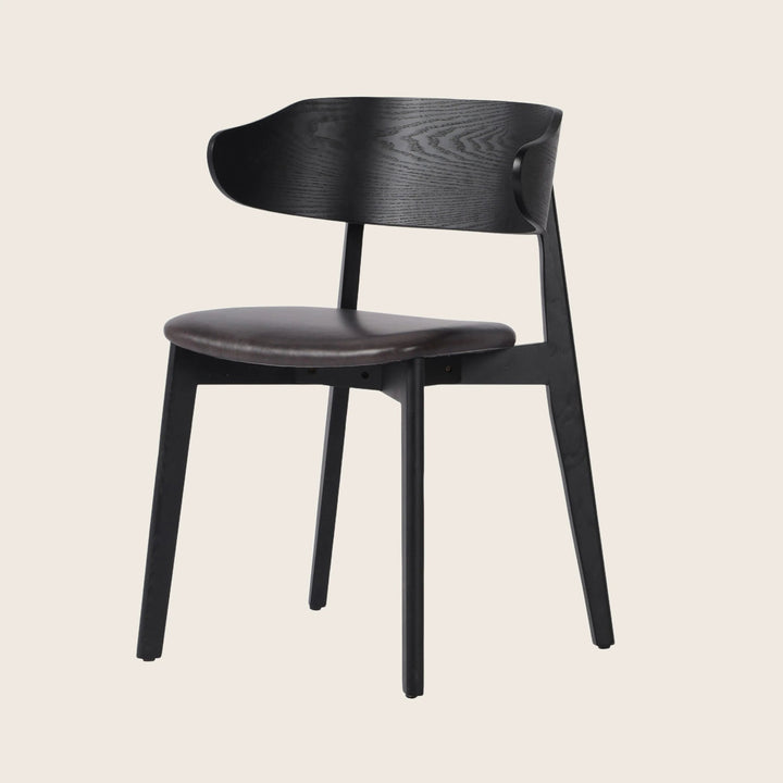 Houston Franco Upholstered Dining Chair Black