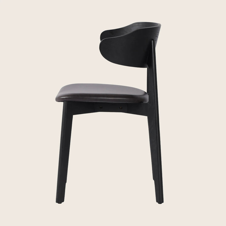 Houston Franco Upholstered Dining Chair Black